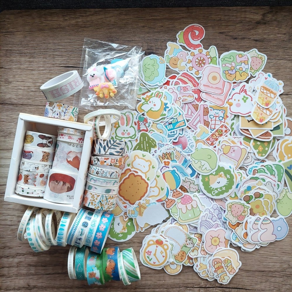 Big Bundle of Washi Tapes and Stickers